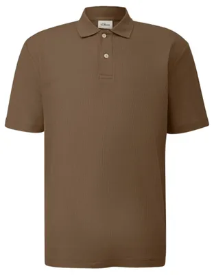 Produktbild von s.Oliver Herren Polo-Shirt – Waffelpiqué, Regular Fit, Kurzarm