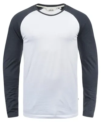 Produktbild von Solid SDBastien Herren Longsleeve Langarmshirt Shirt mit Rundhalsausschnitt Baumwollmischung Regular fit