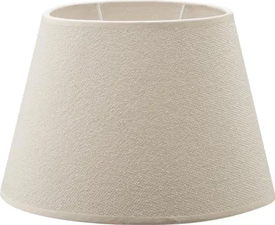 Produktbild von Home Sweet Home Lampenschirm aus Stoff Beige - 24 x 16 x 16 cm