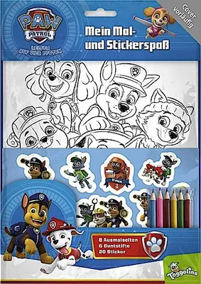 Immagine prodotto di PAW Patrol: Mein Mal- und Stickerspaß