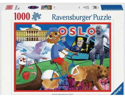 Obrázok produktu pre Puzzle RAVENSBURGER, Oslo, Nórsko, 1000 dielikov