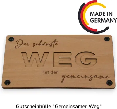 Produktbild von Gutscheinhülle Gemeinsamer Weg