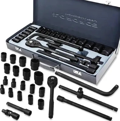 Zdjęcie produktu dla Zestaw kluczy 1/2" 24 sztuki (8–32 mm) (6-kątne)