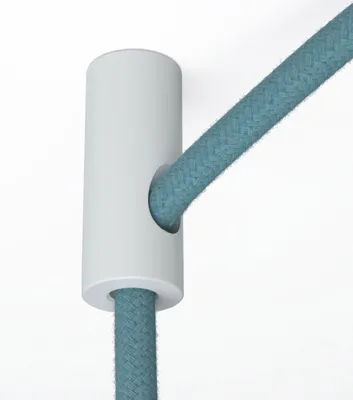 Produktbild von Creative Cables Deckenhaken Für Stoffummantelte Elektrokabel Mit Stopper Silber Silber One Size