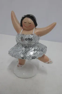 Produktbild von Gilde Figur Engel silberfarben "Betty" 55758