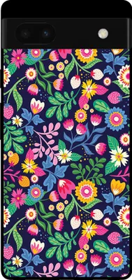 Produktbild von Handyhülle für Google Pixel 6A mit Blumendruck - TPU Backcover Case Flower Design