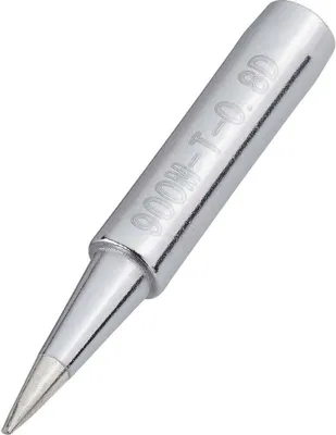 Produktbild von TOOLCRAFT T-0,8D Lötspitze Meißelform Spitzen-Größe 0.8 mm Spitzen-Länge 17 mm Inhalt 1 St.