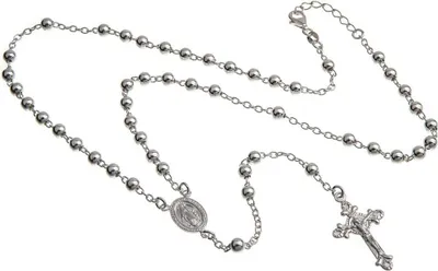 Produktbild von SILBERKETTEN STORE Rosenkranz Kette Alejandro - 925 Silber - 72cm