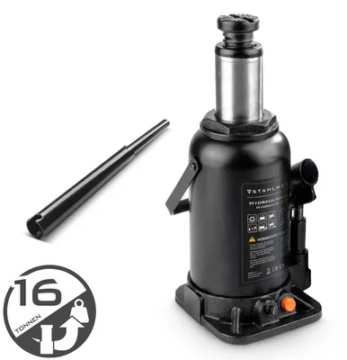 Immagine prodotto di STAHLWERK martinetto idraulico 16 T 225-445 mm martinetto a pompa martinetto auto martinetto auto