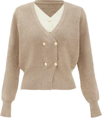 Produktbild von NAEMI damen strickpullover - beige, XS/S