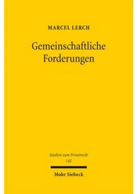 Obrázek produktu pro Gemeinschaftliche Forderungen