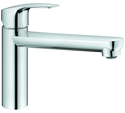 Immagine prodotto di GROHE Eurosmart Mitigeur monocommandé pour évier, saillie 222mm, hauteur moyenne, orientable, 30463000, 30463000