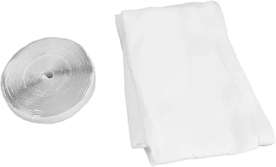 Productafbeelding van Raamafdichting Airco - Ventilatiekit Raam - Mobiele Koeling - Verstelbare Lengte - 3 Meter - Grijs