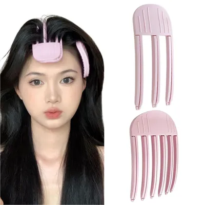 Produktbild von 2 Stück Haar Volumen Clips, Volumen Haarklammer, Haarspangen für Fluffige Pony, Hellrosa