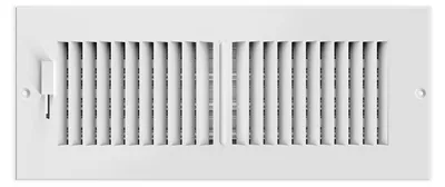 Productafbeelding van Ventilatiegrill van staal, 10 x 30 cm, voor HVAC-systemen