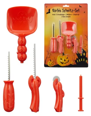 Produktbild von Halloween Kürbis-Schnitzset 5-teilig