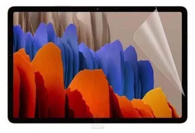Obrázok produktu pre 2x priehľadná ochranná fólia na displej pre Samsung Galaxy S7+ Tab S T970 T975 X800 12,4" ochrana displeja pred poškriabaním