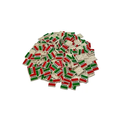 Obrázok produktu pre LEGO® 2x2 dielik Krabica na pizzu - 3068b NOVINKA! Partia 10x