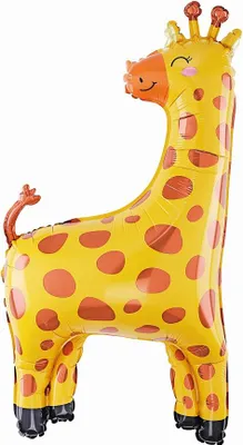 Image de Ballon en plastique Girafe, 46 x 87 cm