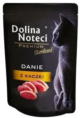 Zdjęcie produktu dla Dolina Noteci Mokra karma dla kotów sterylizowanych o smaku kaczki 10 x 85g