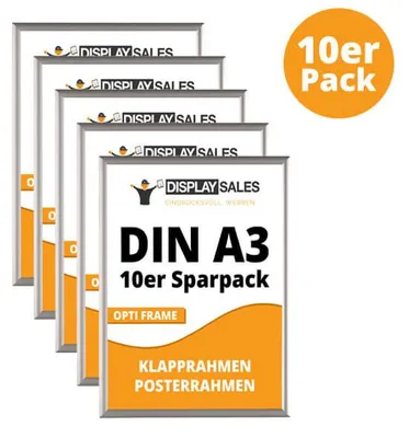 Produktbild von Klapprahmen Opti Frame 25mm DIN A3 Postermaß ohne Rückenstütze (10 Stück)