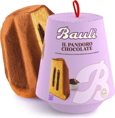 Produktbild von Bauli Pandoro mit Schokocreme 750 g – Der zart-schmelzende Weihnachtsgenuss