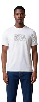 Image de Armani Exchange - T-shirt pour homme, blanc, référence 509994 : Taille - S. Taille : S