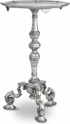 Produktbild von Casa Padrino Luxus Barock Beistelltisch Antik Silber H. 66 cm - Barock Hotel Möbel