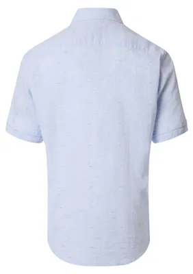 Produktbild von CASAMODA - Freizeithemd Kurzarm (126130741), Größe:L, Farbe:Blau (100)