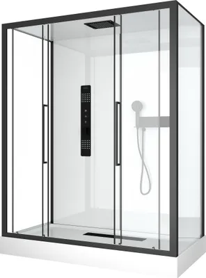 Image de Cabine de douche RECTANGLE 160x85x217cm - FACTORY 2 XXL