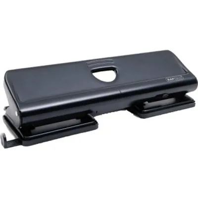 Produktbild von RAPESCO Doppellocher 720 1054 20Blatt 4fach-Lochung schwarz