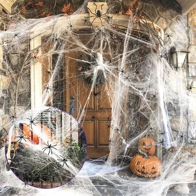 Zdjęcie produktu dla Pajęczyna na Halloween do dekoracji