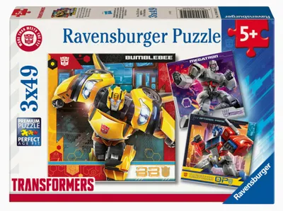 Zdjęcie produktu dla RAVENSBURGER Puzzle Transformers 3x49 dks