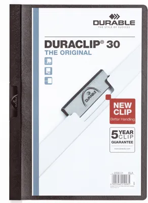 Produktbild von DURABLE Klemmmappe DURACLIP® 30 A4, 220001 schwarz