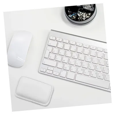 Produktbild von Ergonomische Handgelenkstütze aus Leder für Maus und Tastatur