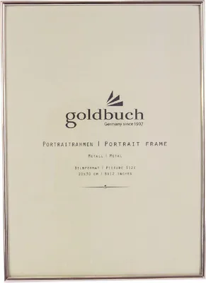 Image de Goldbuch Cadre photo en métal Fine 20x30 cm argent brillant