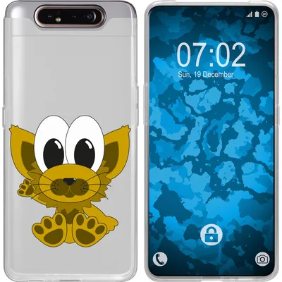 Produktbild von PhoneNatic Case kompatibel mit Samsung Galaxy A80 Silikon-Hülle Cutiemals M7