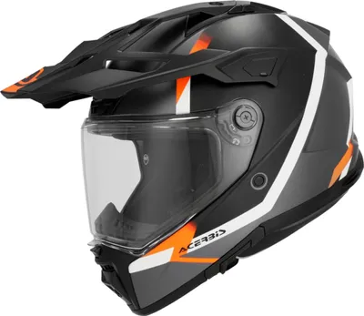 Produktbild von Enduro Helm ACERBIS Attack Schwarz Weiß Orange Fluo Matt größe L