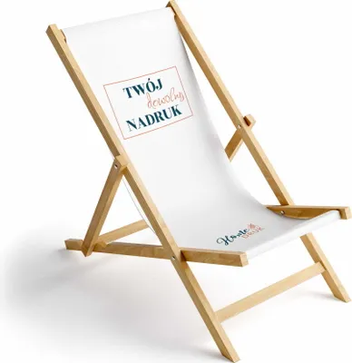 Zdjęcie produktu dla LEŻAK z indywidualnym nadrukiem