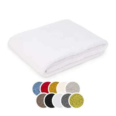 Produktbild von liebling Badetuch Baumwolle, Serie Frankfurt, 400 gr. / m², 100 x 150 cm, 60 Grad, mit hochw. Borte, saugstark, weiß