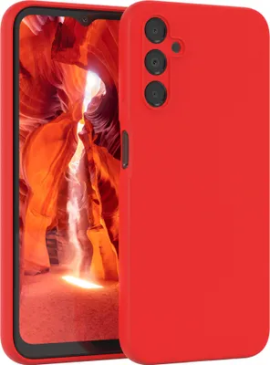 Produktbild von EAZY CASE Silikonhülle für Samsung Galaxy A14 5G Silikon Backcover Schutz in Rot