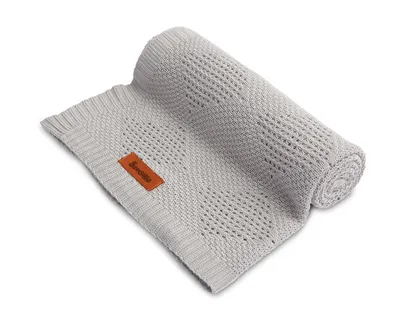 Obrázok produktu pre 100% Bambusová Deka 100X80Cm Sivá
