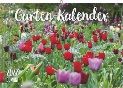 Produktbild von DUMONT Wandkalender 2027 Gartenmotive Gartentipps Notizkalendarium 42 x 29 cm