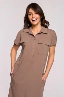 Produktbild von BeWear Midikleid für Frauen Thazron B222 kakao L