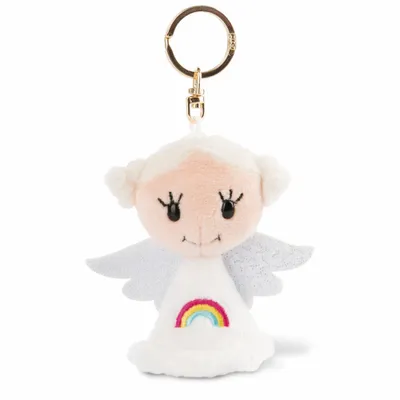 Produktbild von Engel-Sleutelhänger mit Regenbogen, 9 cm, Gelücksengel, Lanyard-Sleutelhänger