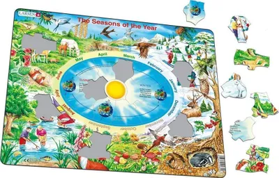 Produktbild von Puzzle „Jahreszeiten Maxi“ – Larsen
