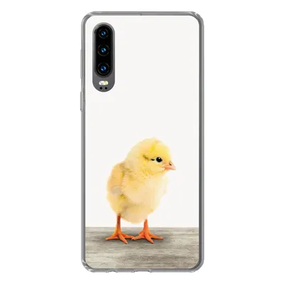 Produktbild von MuchoWow® Handyhülle Schutzhülle Hülle für Huawei P30 Küken - Tiere - Jungen - Mädchen - Kinder Silikon Softcase Handy Hülle - Kartenbesitzer