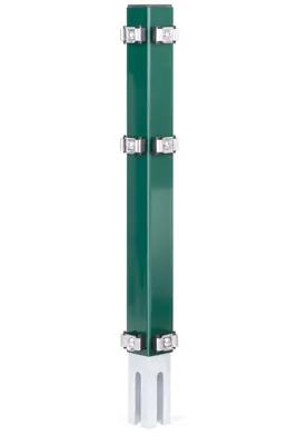 Produktbild von Alberts Zaunerhöhung Erhard inkl. Klemmlasche zur einfachen Erhöhung eines vorhandenen Doppelstab- Gittermattenzaunes grün Höhe: 600 mm