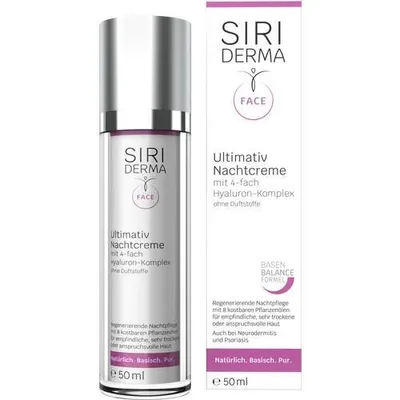 Produktbild von Siriderma Ultimativ Nachtcreme ohne Duftstoffe 50 ml