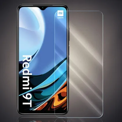 A screen protector is shown next to a smartphone.